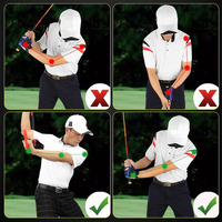 Appareil d'entraînement au swing de golf Yb-jzq002 – Correcteur de posture et de mouvement pour la rotation du coude droit et la force de la taille
