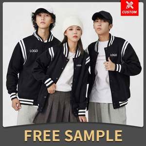 Blouson Bomber en Cuir pour Hommes, Style Sport Décontracté, Motif Lettres, Idéal pour le Basketball et le Baseball – Vente en Gros - Product Image 2