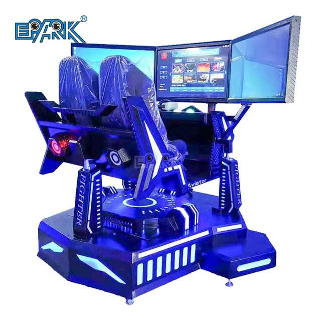 2 Seat 9D Vr Three Axis Three Screen Racing Car Simulator Virtual Reality Driving Car Simulator for Sale