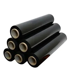 Película Estirable de Polietileno Negra, Duradera, de Tecnología Avanzada, Personalizada o Estándar, al por Mayor - Product Image 1