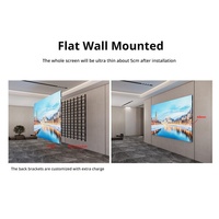 Panel LED COB 0.93 para Video Wall, 600x337.5mm, Ultra Delgado, Pantalla LED 4K para Interiores, para Cine en Casa y Publicidad