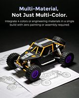 Stampante 3D ad Alta Velocità Flashforge Creator-5 con 4 Testine, Sistema di Livellamento Automatico e Stampa Multicolore FDM