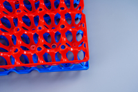 Caisse à oeufs colorée de haute qualité PP 30 plateau de transport d'oeufs plateau à oeufs de poulet en plastique pour la ferme de poulet