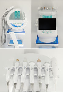 เครื่องผลัดเซลล์ผิวหน้าแบบพกพา วัสดุ ABS พร้อมส่ง  สำหรับการดูแลผิวหน้าด้วยระบบไฮโดรเฟเชียล  พร้อมน้ำยาผลัดเซลล์ผิวแบบอควา  ลดเลือนริ้วรอย - Product Image 5