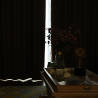 Innermor Faux lin Plaid drapé rideau occultant décor à la maison couverture de fenêtre prête à l'emploi pour salon chambre