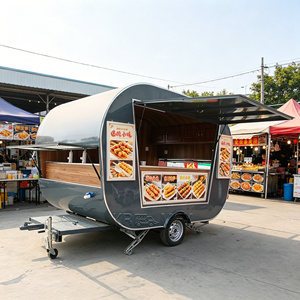 Professional Nacho Trailer Fully Equipped Lemonade Catering Truck Stylish Burger Food Cart - Product Image 5