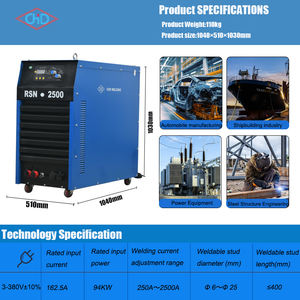Máquina de Soldadura por Arco Eléctrico RSN 2500 <span class=keywords><strong>para</strong></span> Soldadura Rápida de <span class=keywords><strong>Pernos</strong></span> y Tornillos - Product Image 3