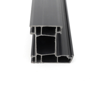 Profilé en aluminium de haute qualité pour portes et fenêtres Profilé en aluminium de porte anodisé Silver Mill Finish