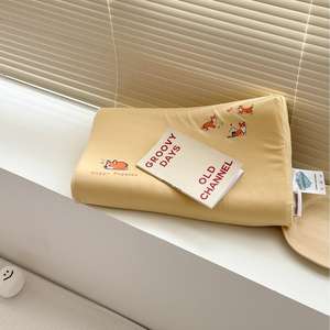 Ergonomisch verstelbaar nekondersteunend kussen voor kinderen, ultrazacht, effen <span class=keywords><strong>latex</strong></span>, contour, milieuvriendelijk, ademend, versnipperd schuim - Product Image 2