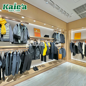 Kim loại quần áo kệ với Kệ phù hợp với màn hình đứng người đàn ông cửa hàng may mặc đồ nội thất - Product Image 3