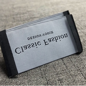 Étiquette tissée personnalisée avec logo, en polyester et coton, pour vêtements, patchs à coudre sur les vêtements, pour sacs, étiquettes principales lavables pour vêtements - Product Image 6