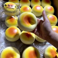 Jouet Squishy en PU à texture de gâteau de riz japonais super doux, à remontée lente, anti-stress, cadeau pour enfants et adultes