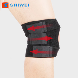 Shiwei <b>Knee</b> <b>Support</b> <b>Brace</b> Adjustable Breathable Nylon One Size Fits All For Child Hiking Basketball Running Protection - Product Image 1
