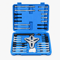 RuiMart Kit d'outils de démontage 46 pièces pour équilibreur harmonique, volant, engrenage et vilebrequin pour réparation automobile