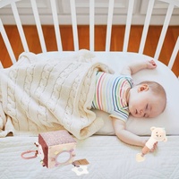 Usine en gros bébé Cube hochet sensoriel jouets en peluche dessin animé cerf berceau poussette suspendus hochet jouets éducatifs