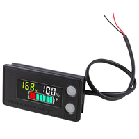 Compteur d'électricité numérique LCD, moniteur de batterie au lithium LiFePO4, testeur de tension, jauge pour voiture et moto