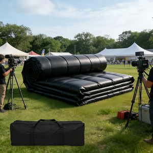 Écran <span class=keywords><strong>de</strong></span> projection gonflable commercial 24/30 pieds, gain 1,5, étanche, pour cinéma en plein air et événements - Product Image 6