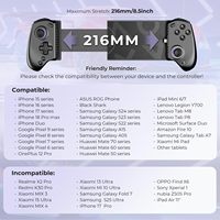 Manette de jeu mobile Abxylute S8 Lite Type-C pour iPhone 15/16/17, iPad Mini 6/7, téléphones/tablettes Android - Manette portable