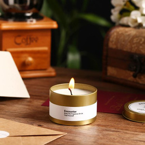 <strong>2026</strong> Most Popular Custom Fragrance Metal Round Can Tin Soy Wax Scented <strong>Candle</strong> for Home <strong>Decor</strong> - Product Image 5