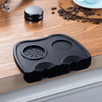 Tapis de pressage pour café expresso en silicone, support de tamper d'angle antidérapant, outils de pressage pour barista