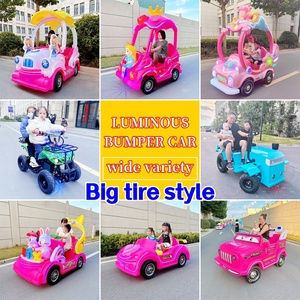 Outdoor Indoor Happy <span class=keywords><strong>Car</strong></span> può ospitare due persone simulate di guida di auto per bambini luna Park giro elettrico principessa paraurti auto - Product Image 3