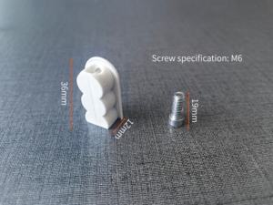 Piezas de Ensamblaje para Gabinetes de Plástico, Conectores para Muebles - Product Image 2