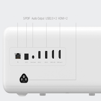 Projecteur laser Mijia version mondiale 150 pouces EU 2400ansi 4K avec objectif DLP à longue portée, prise US - Xiaomi ALPD3.0