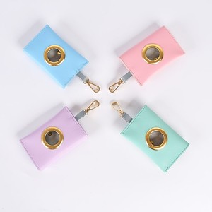 Loudik venta al por mayor fabricación personalizada diseñador calidad almacenada reciclada cuero <span class=keywords><strong>de</strong></span> <span class=keywords><strong>vaca</strong></span> Real mascota perro <span class=keywords><strong>caca</strong></span> bolsa Dspenser titular - Product Image 3