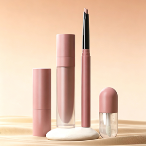 Wholesale Vegan Waterproof Soft Matte <b>Lip</b> <b>Gloss</b> <b>Set</b> Liquid Lipstick <b>Lip</b> Liner <b>Lip</b> Oil Box Packaging - Product Image 3