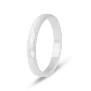 OAHLAN Gioielli alla Moda, Anelli in Ceramica Sfaccettati Personalizzati da 3mm in Viola, <span class=keywords><strong>Blu</strong></span>, Verde, Rosa e Bianco per Uomo e Donna, Fedi Nuziali all'Ingrosso - Product Image 2