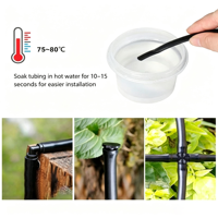 Raccord coudé barbelé en plastique de 7 mm pour serre, accessoire d'irrigation goutte à goutte, raccord de déviation pour micro-tuyau de jardin et pelouse