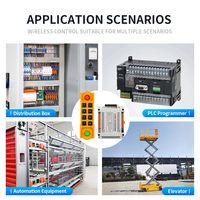Télécommande d'apprentissage FSK à connexion rapide, terminal DC12-36V, étanche, rechargeable, piles AAA, portée 100m, 8 boutons, pour garage automatique