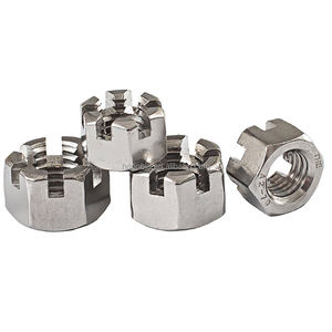 Tuercas de <span class=keywords><strong>Castillo</strong></span> y ranuradas ISO con rosca métrica para fijación del eje del motor de la lavadora y montaje de electrodomésticos - Product Image 1