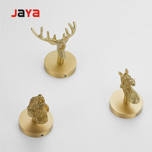 JAYA Meilleure Vente Laiton Salle <span class=keywords><strong>De</strong></span> Bains <span class=keywords><strong>Cuisine</strong></span> Intérieure Couloir Vêtements Tentures Murales Rangée Crochets Adhésifs - Product Image 5