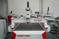 Machine de gravure 3D à tête unique A2-1325, routeur à bois avec broche à refroidissement par air et onduleur Folinn