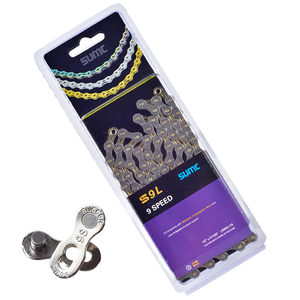 <span class=keywords><strong>Cadena</strong></span> de Bicicleta SUMC Golden Gray de 116 Eslabones, <span class=keywords><strong>Cadena</strong></span> de Bicicleta de Carretera Semihueca de 8/9/10/11/12 Velocidades, <span class=keywords><strong>Cadena</strong></span> de Bicicleta de Montaña MTB - Product Image 6