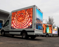Écran LED extérieur P8/Véhicule/Van/Remorque/Camion monté Affichage LED P6 P8 P10 Publicité mobile