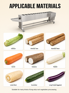 Máquina Peladora Automática Comercial de Raíces y Hortalizas: Peladora Automática de Yuca, Jengibre, Rábanos Rojos y <span class=keywords><strong>Nabo</strong></span> - Product Image 6