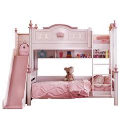 Tempat Tidur Anak Perempuan Modern Berkualitas Tinggi, Dapat Disesuaikan, Ukuran Single/Double, Motif Kartun, Furnitur Kamar Tidur Kayu Pink, Dilengkapi Penyimpanan, Dapat Diperpanjang, Model Villa - Product Image 2