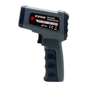 -50 ~ 550C Double <span class=keywords><strong>Laser</strong></span> DT8550E <span class=keywords><strong>Thermomètre</strong></span> Infrarouge Rouge Max Min Température Pistolet Alarme - Product Image 1