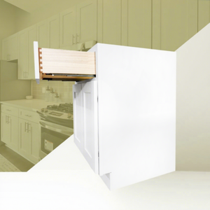 Free Shipping 24/27/30"W x 34.5"H x 24"D White Shaker <b>Kitchen</b> <b>Cabinets</b> & <b>Accessories</b> Factory Direct Premium Solid Wood <b>Cabinets</b> - Product Image 1