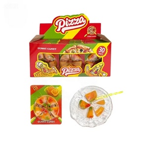 Bonbons gélifiés à la <span class=keywords><strong>pizza</strong></span>, saveur fruitée douce, boîte multicolores, 10g, marque SLEZI FOOD, fabricant en gros - Product Image 1