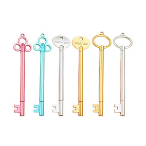 Stylos à encre gel en forme de clé, papeterie créative en gros, plastique, mignons, drôles, dessin animé, étude, bureau, rétro, stylos à signature en gros - Product Image 1