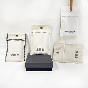 Sac à rabat en coton biologique et lin avec un arôme durable pour la voiture, la garde-robe, la chambre à coucher - à utiliser avec des lunettes, des bracelets, vente en gros - Product Image 3