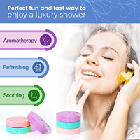 Vente en gros de tablettes douche longue durée Vapeurs douche bio huiles essentielles naturelles aromathérapie avec emballage personnalisé