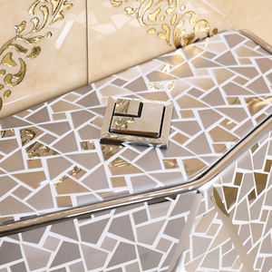 <span class=keywords><strong>Inodoro</strong></span> Plateado, Artículos Sanitarios de Platino, Baño de Lujo, <span class=keywords><strong>Inodoro</strong></span> de Una Pieza Plateado - Product Image 6