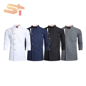 Uniforme de chef SIKE pour hommes, <span class=keywords><strong>tenue</strong></span> de cuisine hiver-automne à manches longues, uniforme de chef pour hôtel, <span class=keywords><strong>tenue</strong></span> de cantine pour femmes - Product Image 1