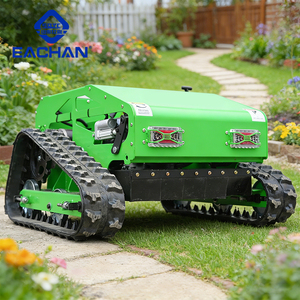 Tondeuse à gazon télécommandée mini 550 mm à chenilles en caoutchouc pour l'agriculture et le jardinage, prix abordable - Product Image 6