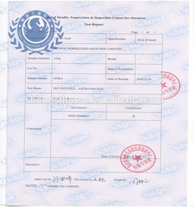 ISO9001 certificata <span class=keywords><strong>Ca</strong></span> <span class=keywords><strong>O</strong></span> 9% granato sabbia 80 granato abrasivo Waterjet Media per la rimozione della scala del mulino - Product Image 5