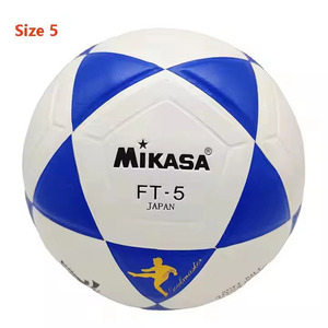 Pallone da Calcio Mikasas Taglia 5 in Pelle PU di Alta Qualità Approvato per Partite Professionali - Product Image 1